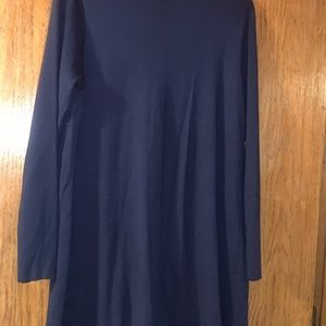 AB Studio Navy Sweater Dress - Size L